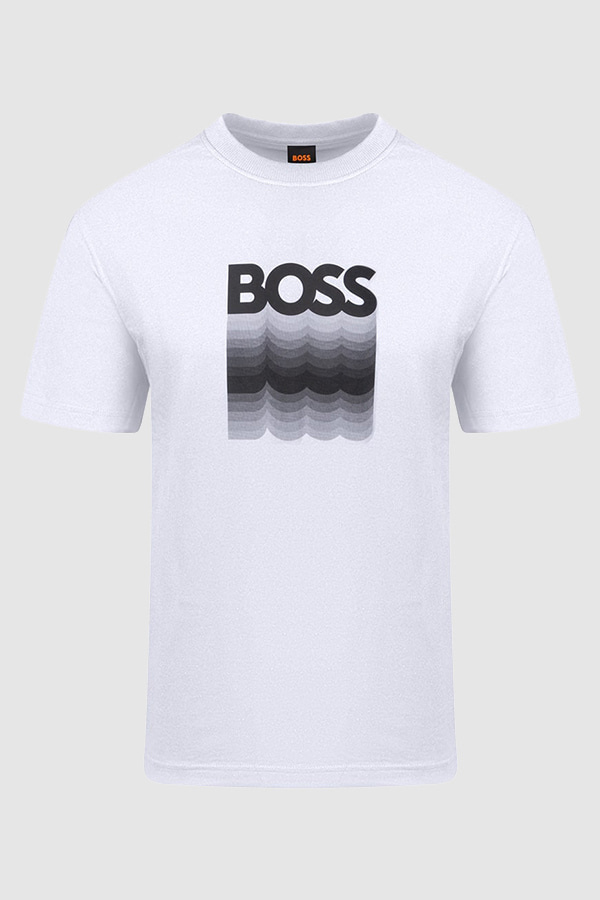 ΜΠΛΟΥΖΑ T-SHIRT BOSS - 100 ΛΕΥΚΟ